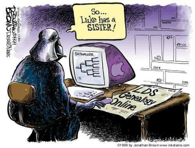 While doing family history, Darth Vader discovers that Luke has a sister