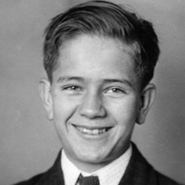Boyd K. Packer at age 13