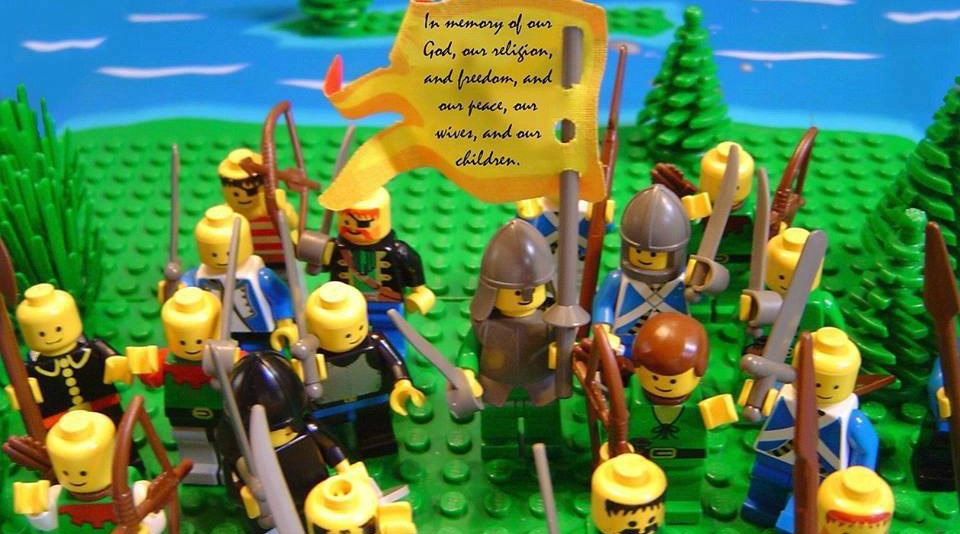 レゴで神権について子どもと祝う